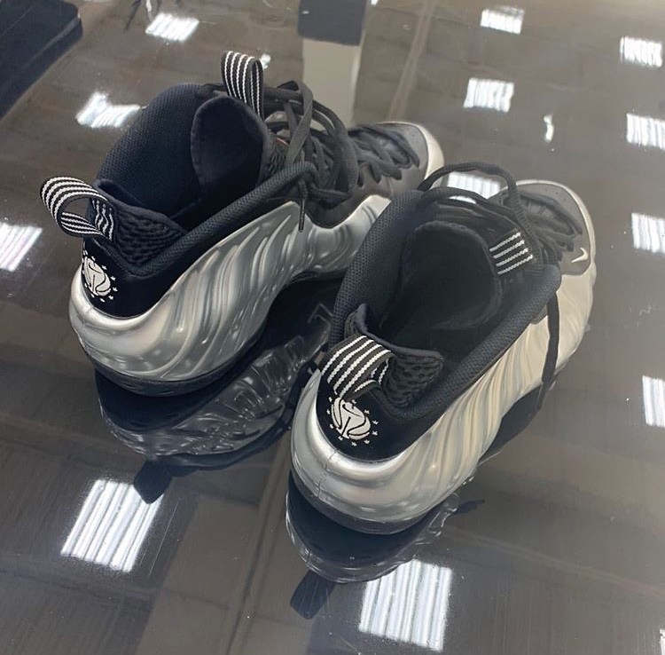 Nike,Air Foamposite One,哈达威  电光银喷？哈达威上脚最新 Nike Air Foamposite One！