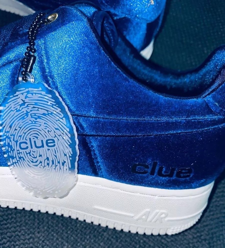 Nike,AF1,Air Force 1  蓝丝绸之后还有蓝丝绒 AF1！全新联名系列首次曝光