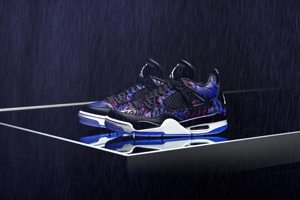 Air Jordan 4,AJ4,发售,BQ9043-005  炫彩虎纹装扮！Air Jordan 4 新配色细节超多！不过...