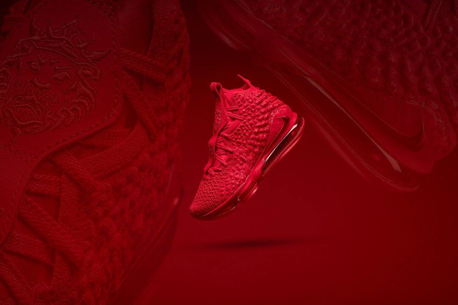 LeBron 17,BQ3177-600,Red Carpe  惊艳的王者霸气！全新配色 LeBron 17 现已发售！