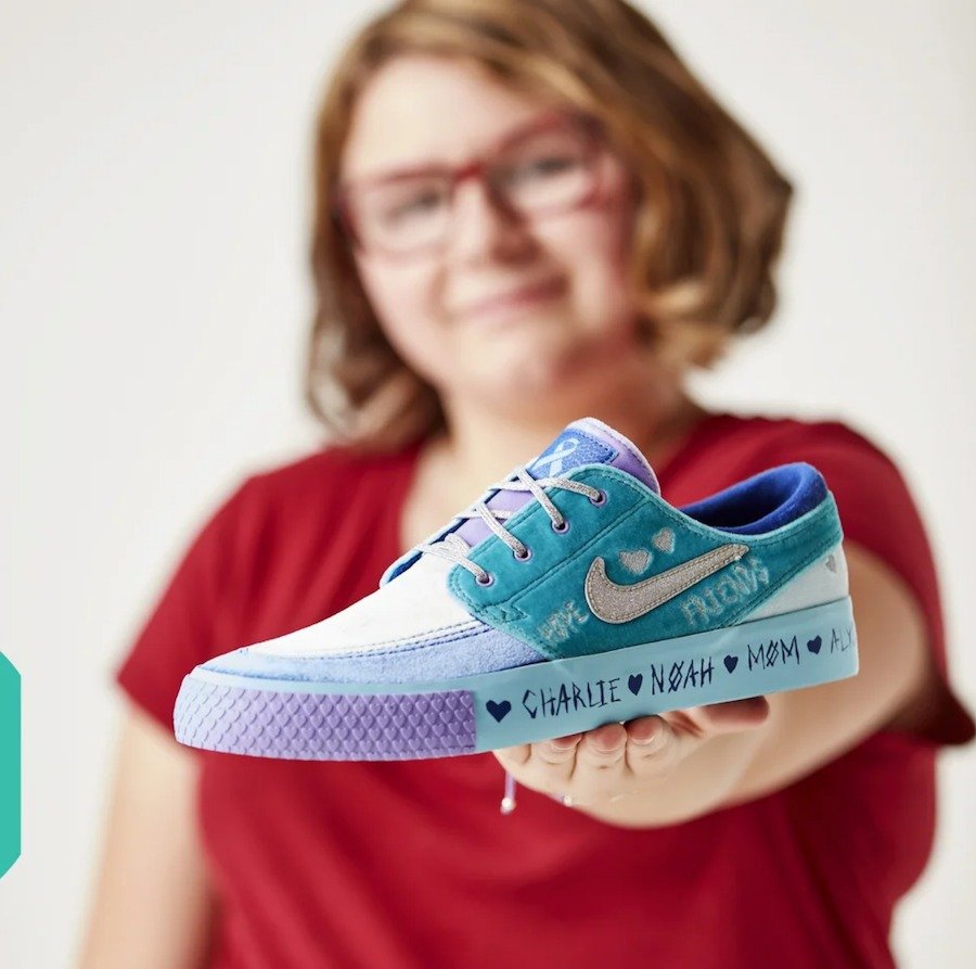 DB,Doernbecher Freestyle,Nike,  非常惊喜的新鲜设计！慈善系列 Zoom Janoski DB 细节曝光！