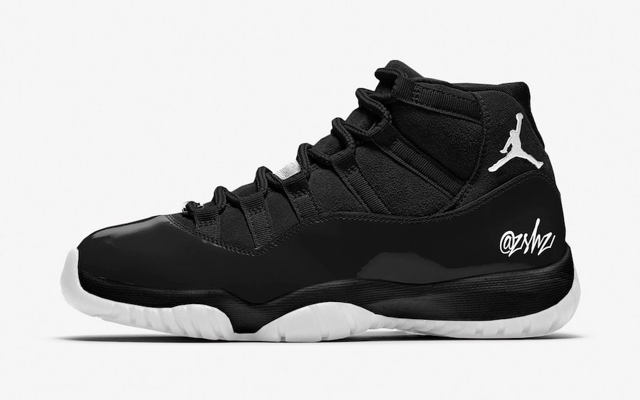 AJ11,Air Jordan 11,CZ3621-001  冷酷新配色，很可能是夜光底！这双 AJ11 你喜欢吗？