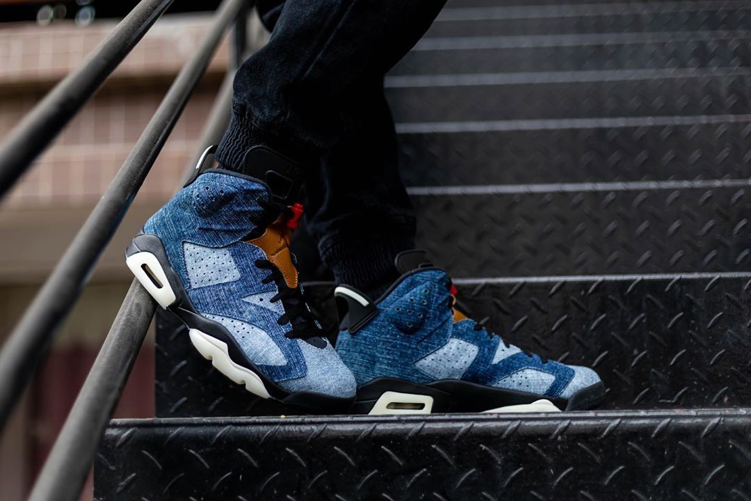 AJ6,Air Jordan 6,Levis,CT5350-  堪比 Levis 联名！水洗牛仔配色 Air Jordan 6 下月登场！