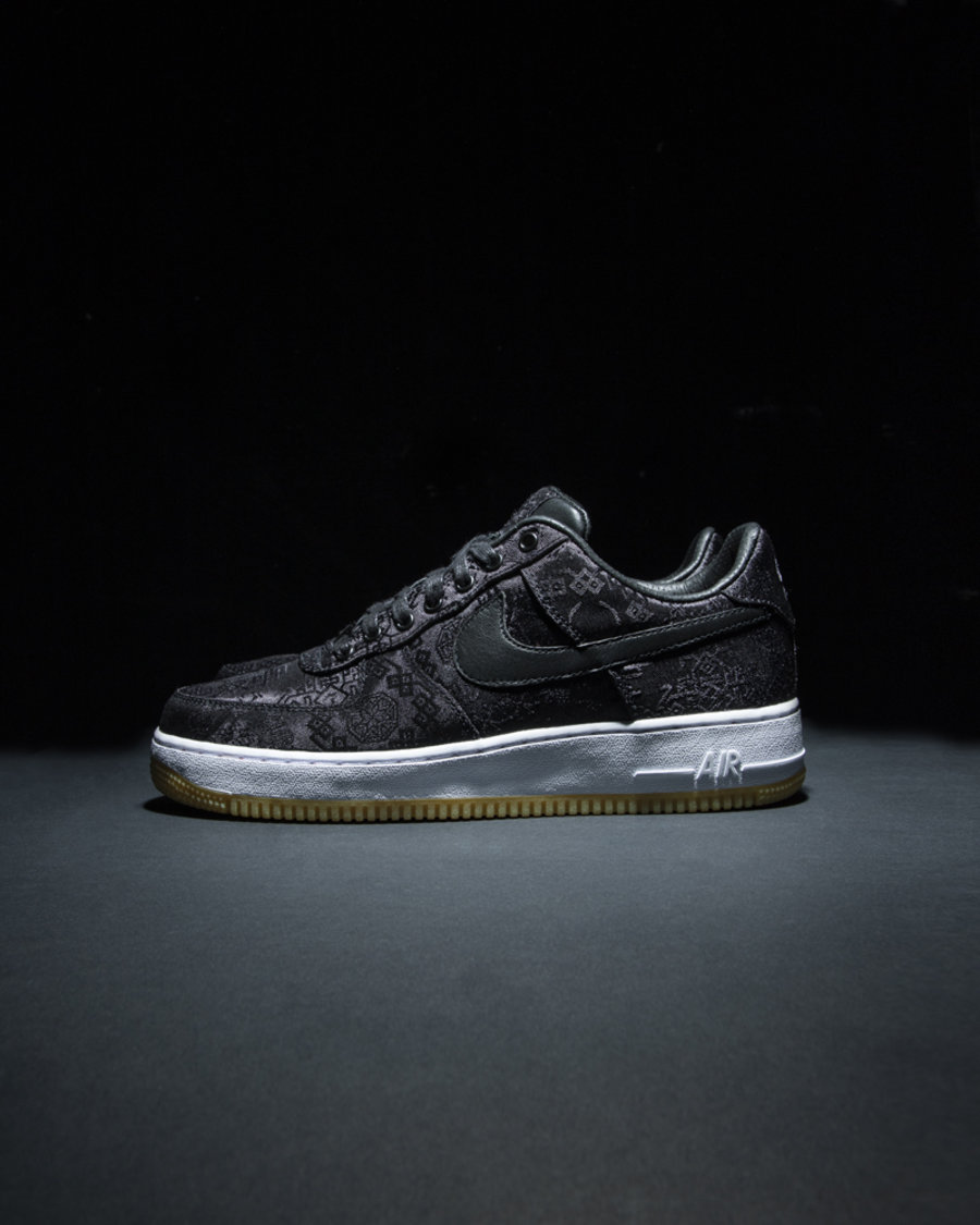 Air Force 1,CLOT,fragment desi  国内登记链接已释出！黑丝绸 Air Force 1 本周五正式发售！