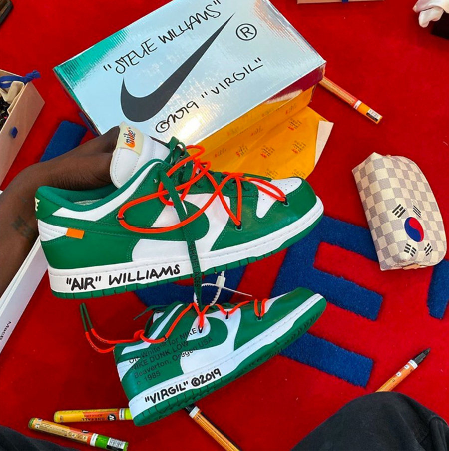 OFF-WHITE,Nike,Dunk Low,CT0856  跳票王终于来了！白绿 OW x Dunk Low 有望本月发售！
