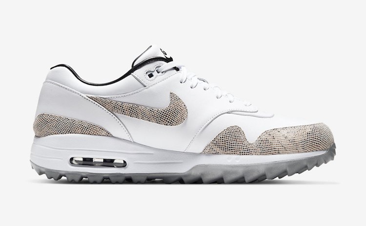 Nike,Air Max 1 Golf NRG,CI6876  蛇纹有点野！全新 Air Max 1 Golf NRG 黑五当天正式发售！