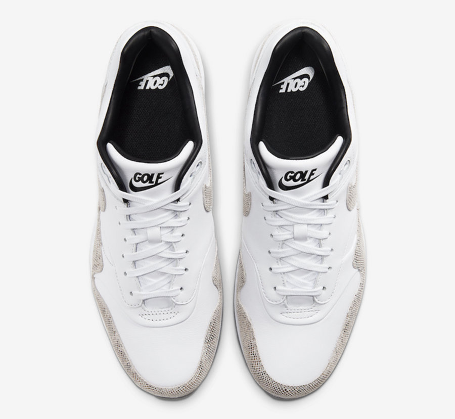 Nike,Air Max 1 Golf NRG,CI6876  蛇纹有点野！全新 Air Max 1 Golf NRG 黑五当天正式发售！