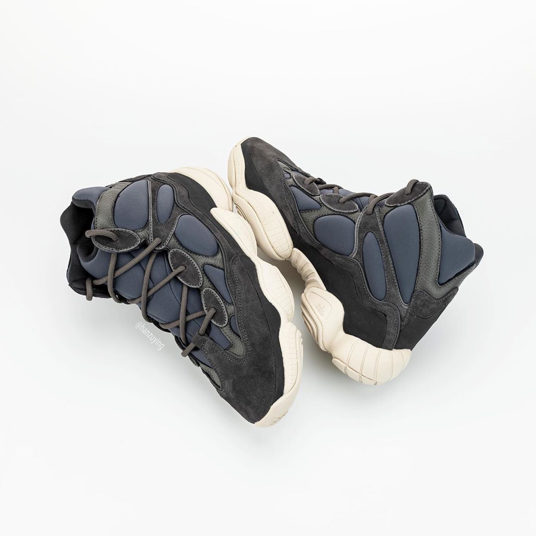 Yeezy 500 High,发售,Slate,FW4968  发售倒计时两周！最适合冬天穿的 Yeezy 来了，细节超多！
