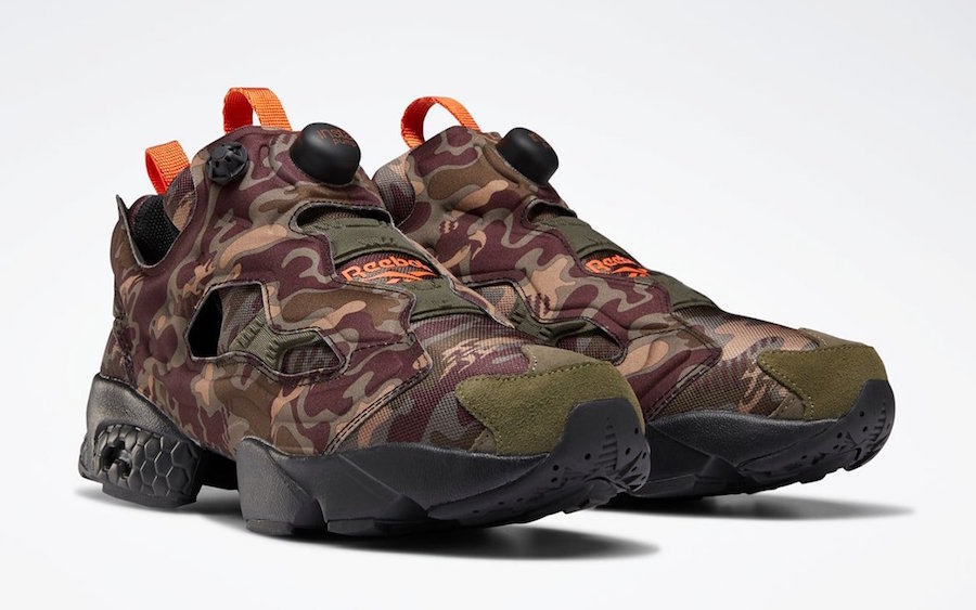 Reebok,Pump fury,发售  军绿迷彩加持！这双 Reebok Pump Fury 有 OG 内味了！