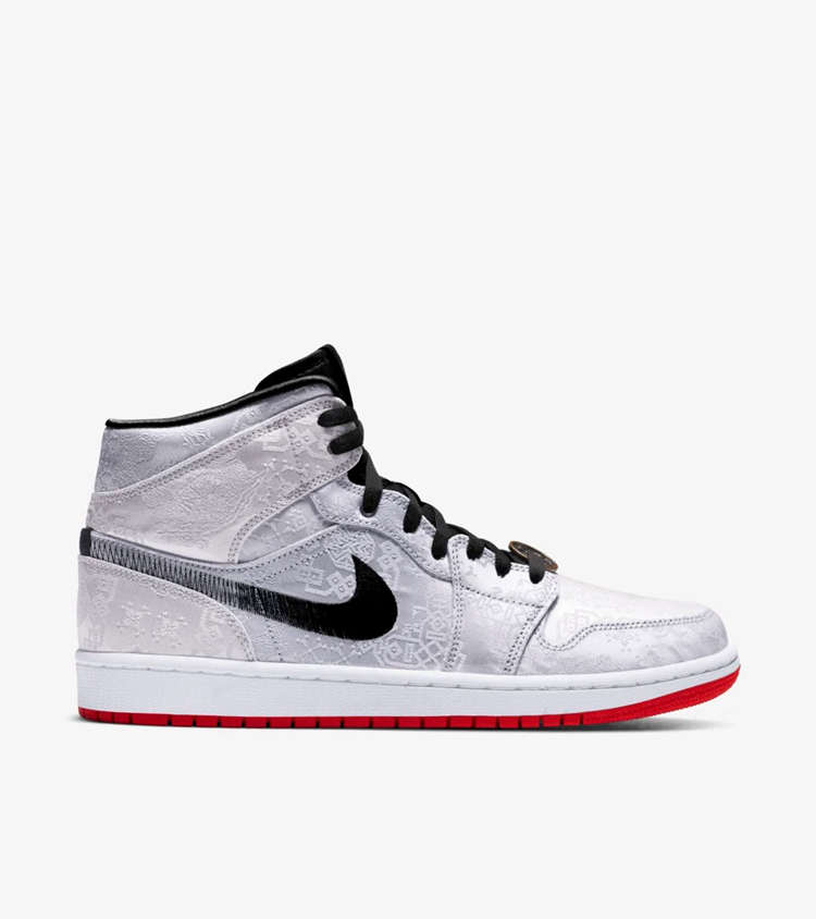Edison Chen,AJ,AJ1 Mid,Air Jor  可能是最便宜的丝绸！「白丝绸」AJ1 Mid 下周六国内发售！