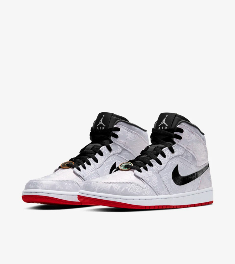 Edison Chen,AJ,AJ1 Mid,Air Jor  可能是最便宜的丝绸！「白丝绸」AJ1 Mid 下周六国内发售！