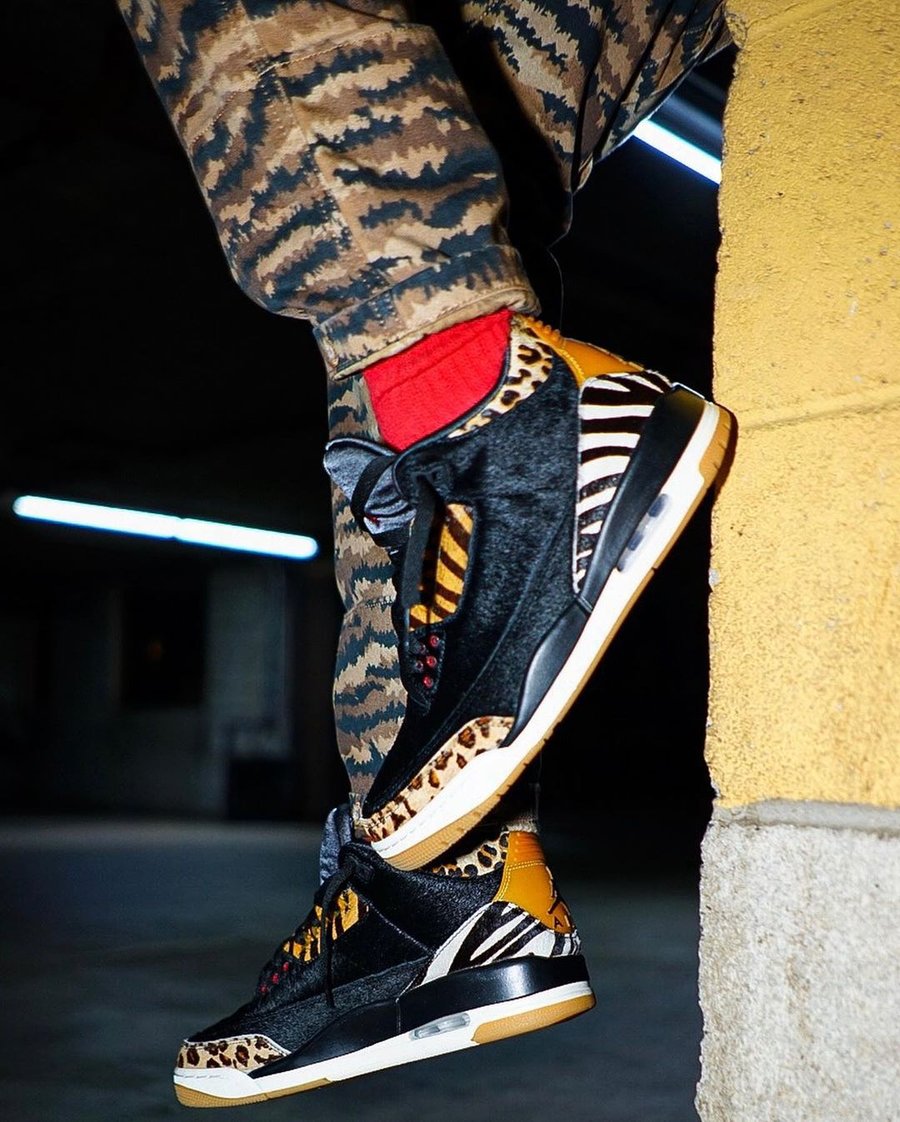 AJ3,Air Jordan 3,CK4344-002,CK  太有土豪气质了！动物园 Air Jordan 3 也很好穿搭！下月发售