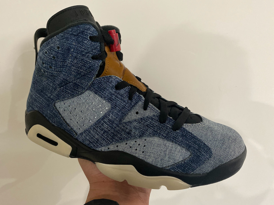 AJ6,Air Jordan 6,CT5350-401,发售  今年最后一双人气 AJ 正代！丹宁 Air Jordan 6 又有新图曝光