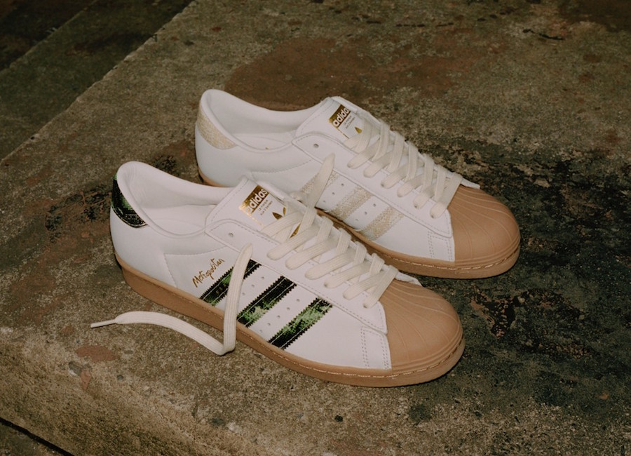 Metropolitan,adidas,Superstar  双色蛇纹装饰！Metropolitan x adidas  联名鞋款明日发售！