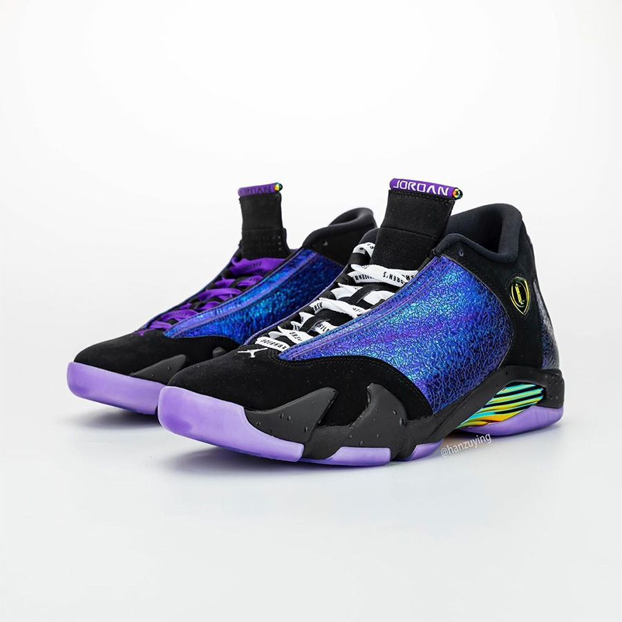 CV2469-001,AJ14,Air Jordan 14 CV2469-001 细节超精细！慈善 Air Jordan 14 实物近赏，海外已发售