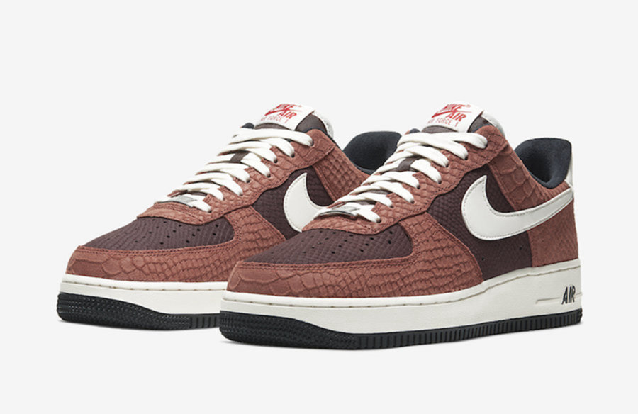 Nike,Air Force 1 PRM,CV5567-20  蛇纹今年有点火！这双 Air Force 1 你打几分？