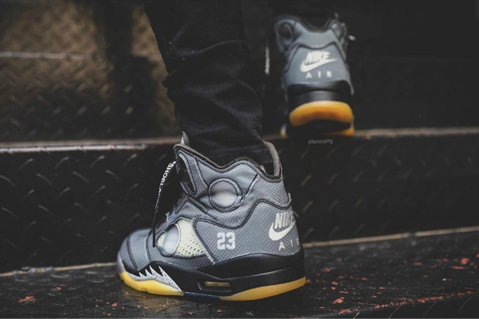 OFF-WHITE,Air Jordan 5,CT8480-  OFF-WHITE x AJ5 货量曝光，一张图告诉你是什么水平！