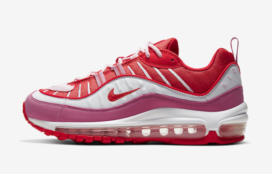 Nike,Air Max 98,CI3709-600  疑似情人节配色！这双 Air Max 98 看起来就很甜！