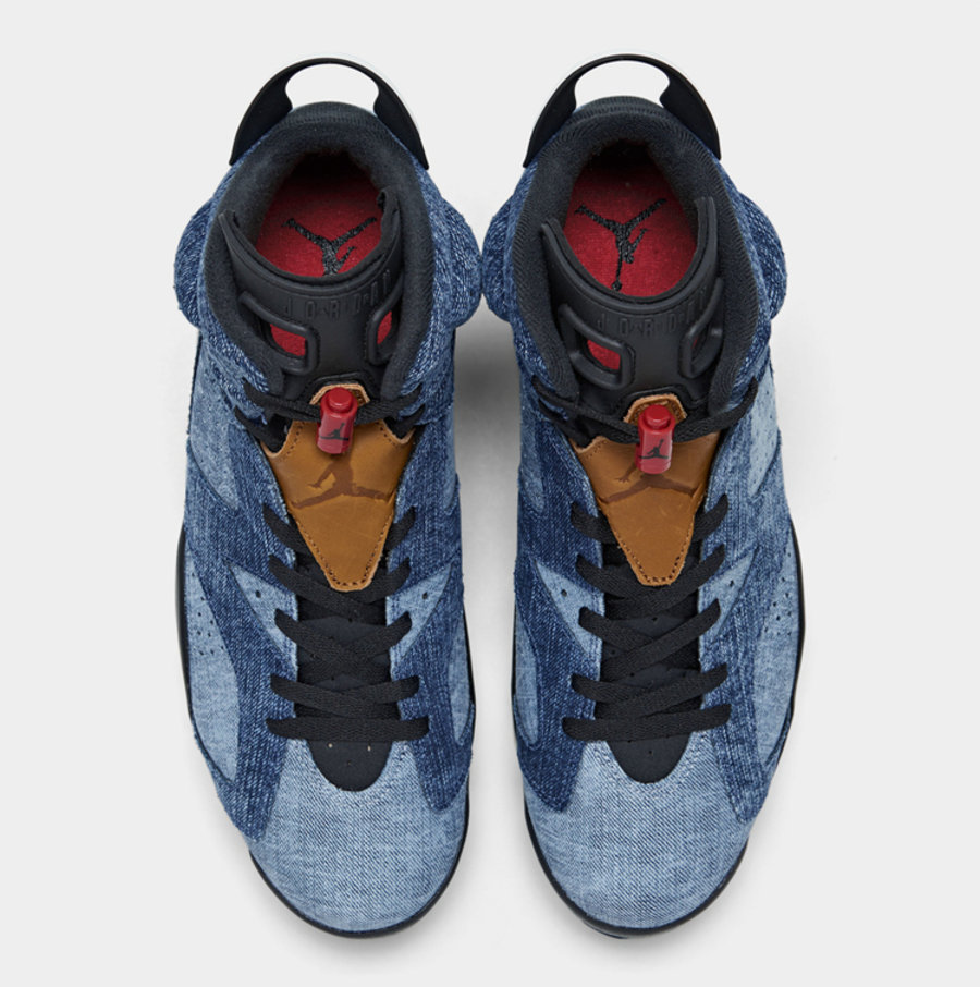 AJ,AJ6,Air Jordan 6,Washed Den  水洗牛仔 Air Jordan 6 官图释出！预计将于本月发售！