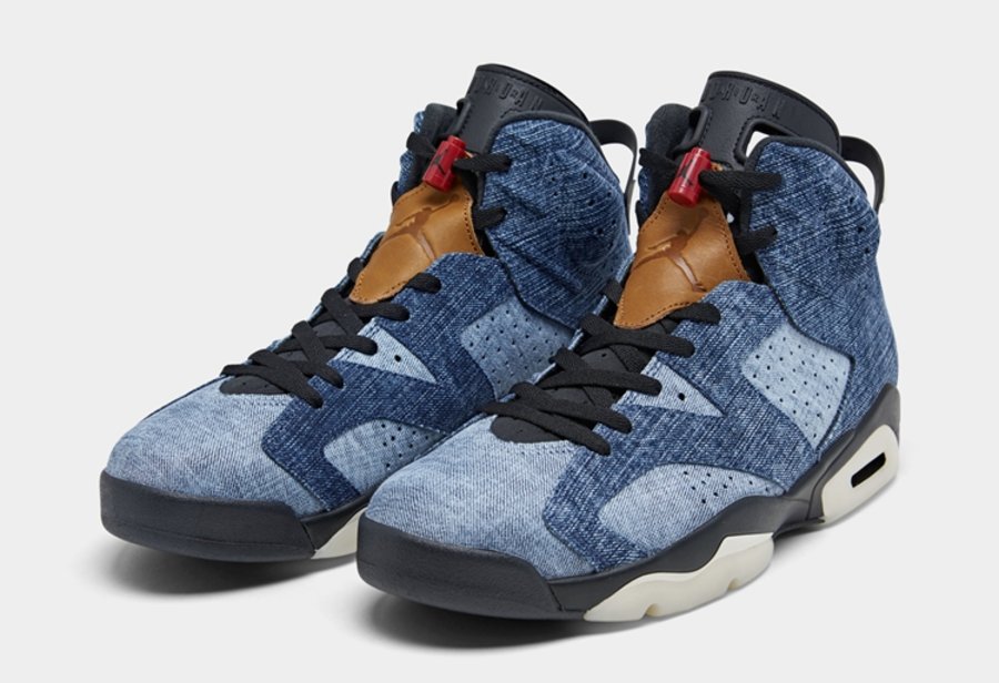 AJ,AJ6,Air Jordan 6,Washed Den  水洗牛仔 Air Jordan 6 官图释出！预计将于本月发售！
