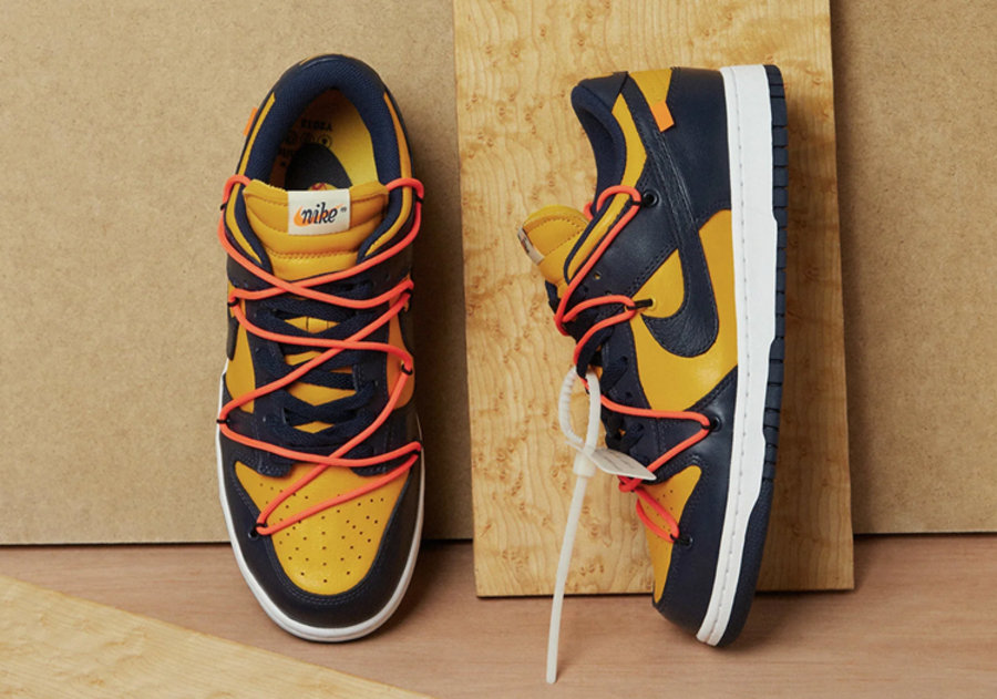 OFF-WHITE,Nike,Dunk Low,CT0856  OW x Nike Dunk Low 最新美图释出！距离发售还有 3 天！