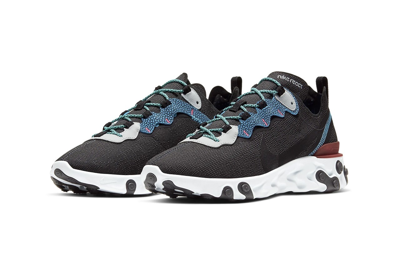 Nike,React Element 55,发售  石斑纹皮革点缀！Nike React Element 55 全新配色即将发售