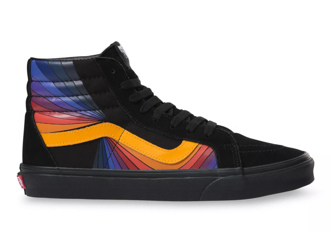 Vans,Sk8-Hi,Berle Pro,发售  炫目放射印花！两双 Vans 新品释出实物！看着有点晕...