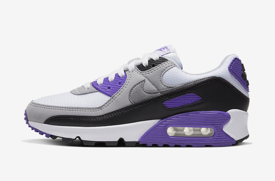Nike,Air Max 90,CD0490-103  OG 元年配色要来了！经典黑白紫 Air Max 90 明年回归！