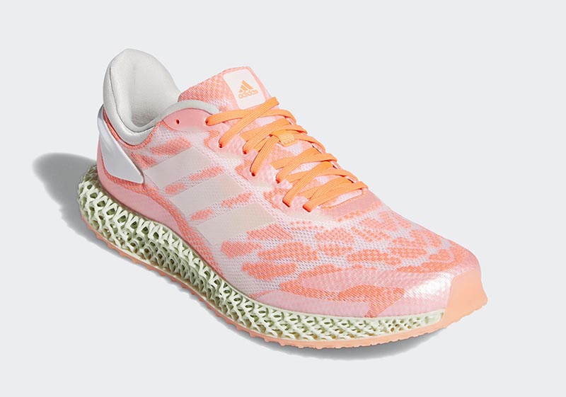 adidas,4D Run,FW6838  下一代 adidas 4D 跑鞋要来了！首发「三文鱼」配色有点鲜！
