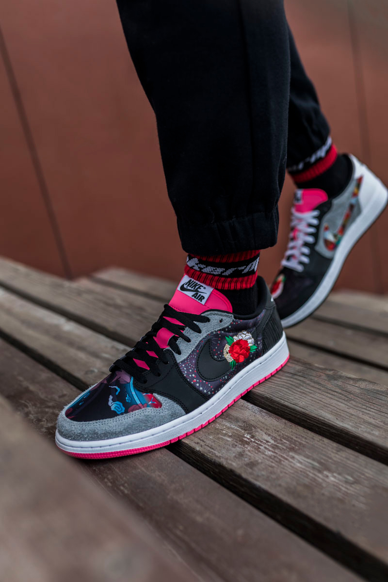 AJ1,Air Jordan 1,CNY,CW0418-00  「鸳鸯 CNY」 AJ1 Low 周六发售！小编提前开箱，上脚超帅！