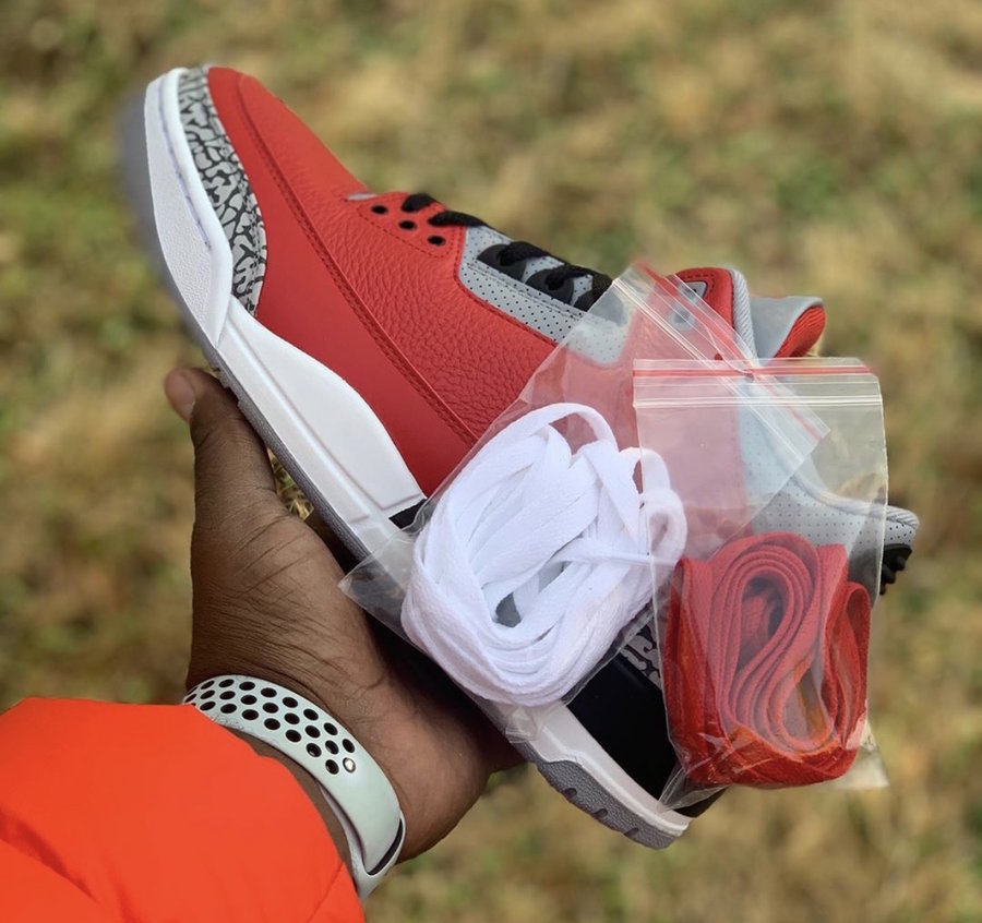 AJ3,Air Jordan 3,CK5692-600,发售  全明星赛登场！「红水泥」Air Jordan 3 下月发售！