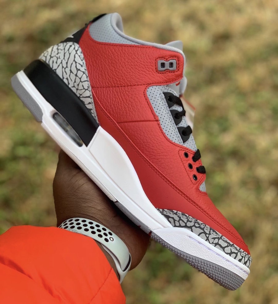 AJ3,Air Jordan 3,CK5692-600,发售  全明星赛登场！「红水泥」Air Jordan 3 下月发售！