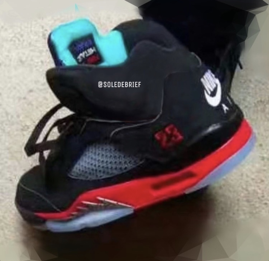 Air Jordan 5,AJ5,Top 3,发售,CZ17  不是鸳鸯设计！Air Jordan 5 “Top 3” 终于有完整实物曝光了！