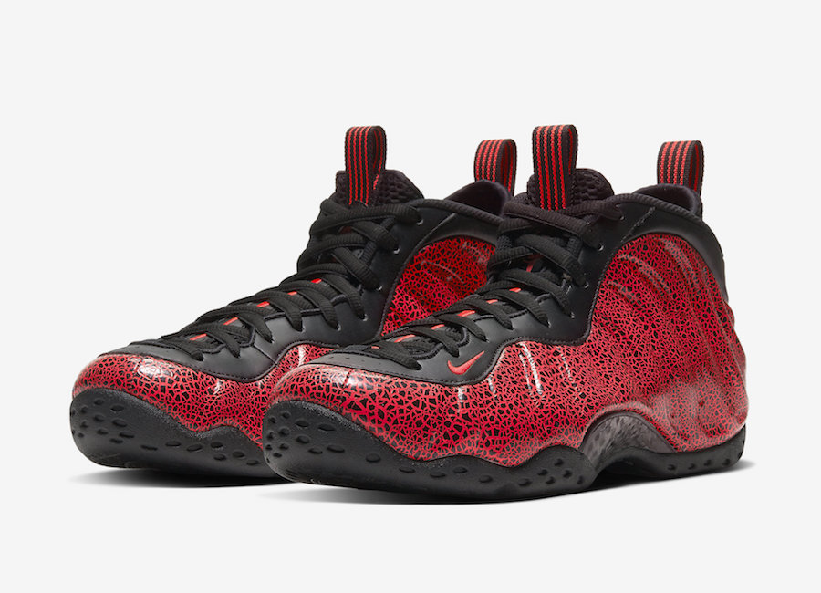 314996-014,Foamposite One,Foam 314996-014 独特质感 + 讨好的黑红配色！「熔岩喷」下周发售
