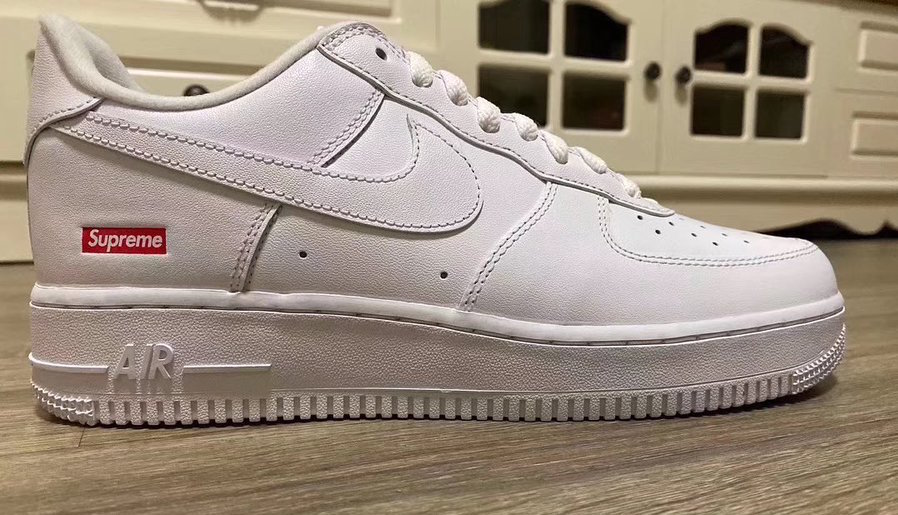 Supreme,Nike,AF1,Air Force 1,  Supreme x AF1 Low 实物首次曝光！看完这设计你最想说什么？