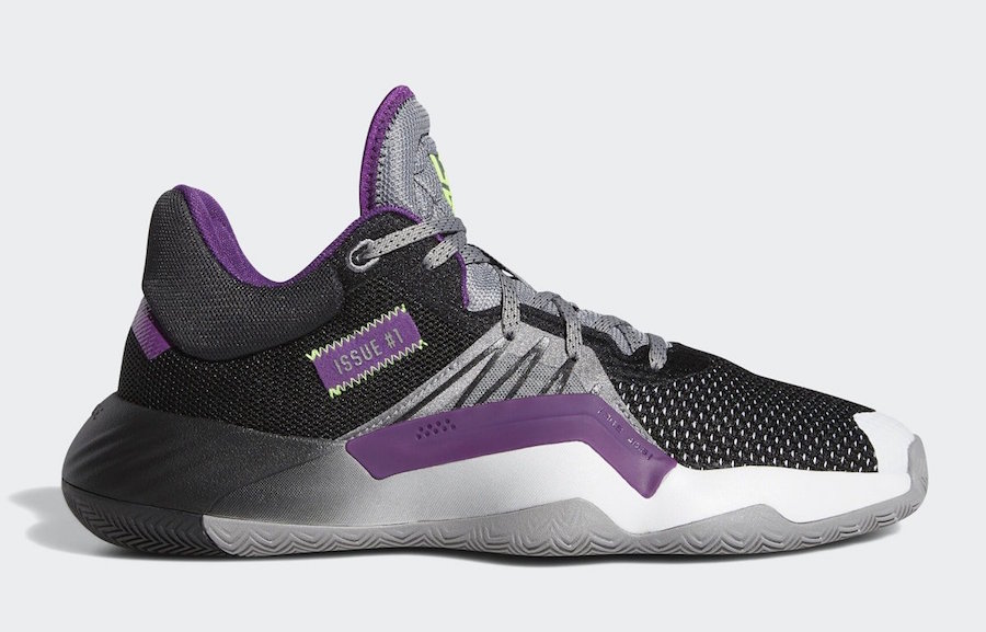 adidas,DON Issue 1,Joker,EH213  超帅暗黑小丑配色！adidas DON Issue 1 “Joker” 下月发售！