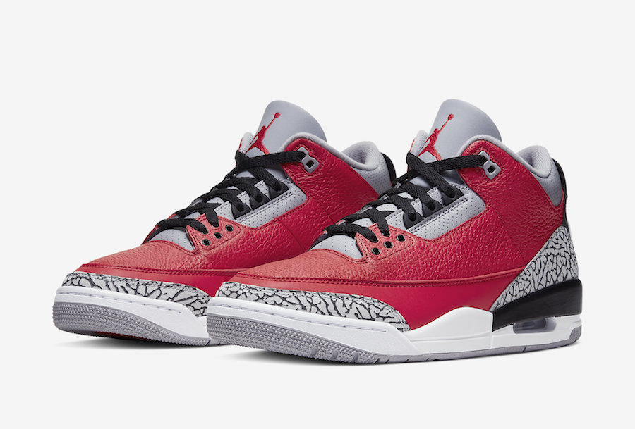 CK5692-600,AJ3,Air Jordan 3 CK5692-600 酷似天价联名！注意红水泥 Air Jordan 3 有两个版本！