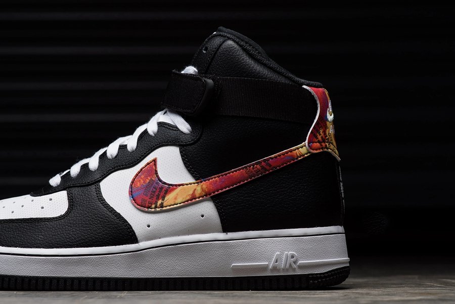 Nike,Air Force 1,CU4736-100,发售  熊猫配色 + 油画细节！高颜值 Air Force 1 Hi 现已发售