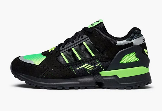 adidas,ZX 10,000C,Solar Green,  骚气荧光绿色！adidas ZX 10,000C 新配色海外刚刚发售！
