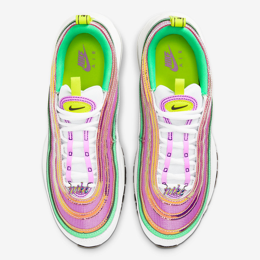 Nike,Air Max 97,CW5591-100  玩味十足的糖果配色！全新 Air Max 97 即将发售！