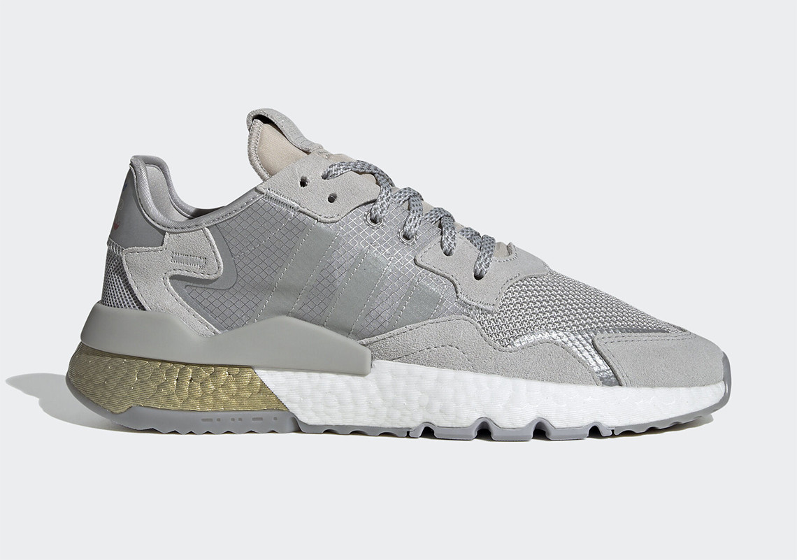 adidas,Nite Jogger,FW5335  金色 Boost 点缀后跟！adidas Nite Jogger 全新配色现已发售！