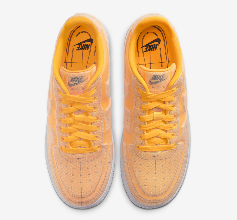Nike,Air Force 1,AF1,CI3445-80  蝉翼鞋面 + 设计图纸主题！全新 Air Force 1 官图曝光