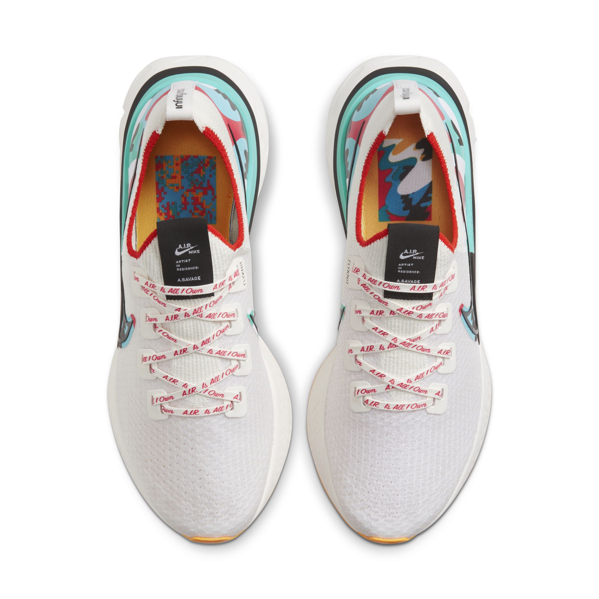 Nike,Infinity React Run,发售  独特色彩装扮！艺术家联名 Nike Infinity React Run 官图释出