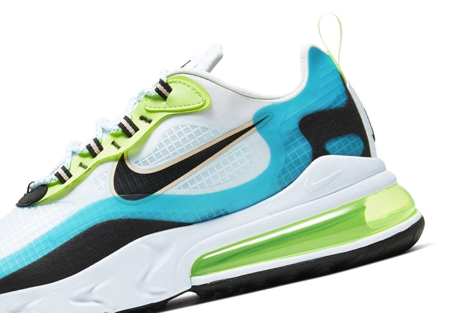 Nike,Air Max 270 React SE  蝉翼鞋身 + 超大气垫！好看又好穿的 Nike 新品值得一试！