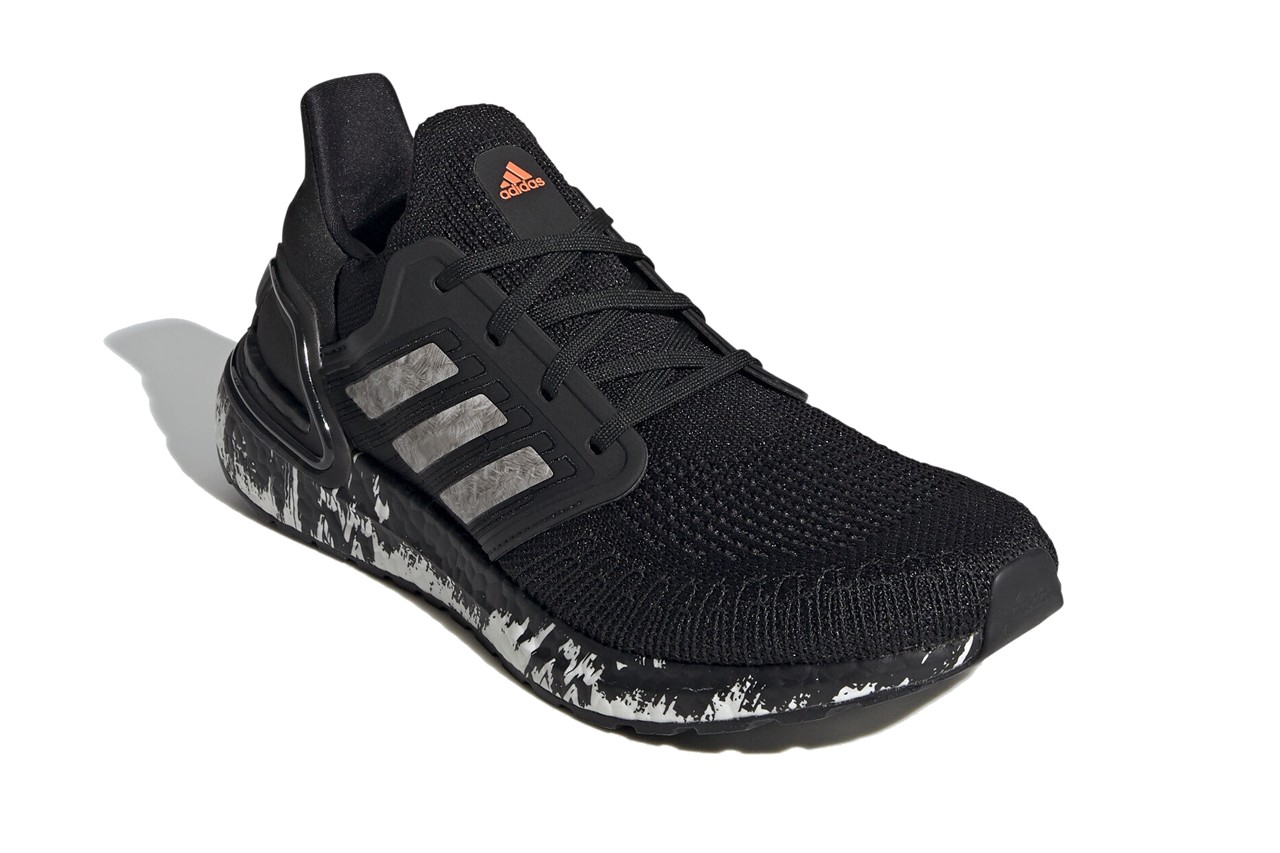 adidas,UltraBoost,  银色大理石 + 泼墨中底！这双 UltraBoost 20 太帅了！