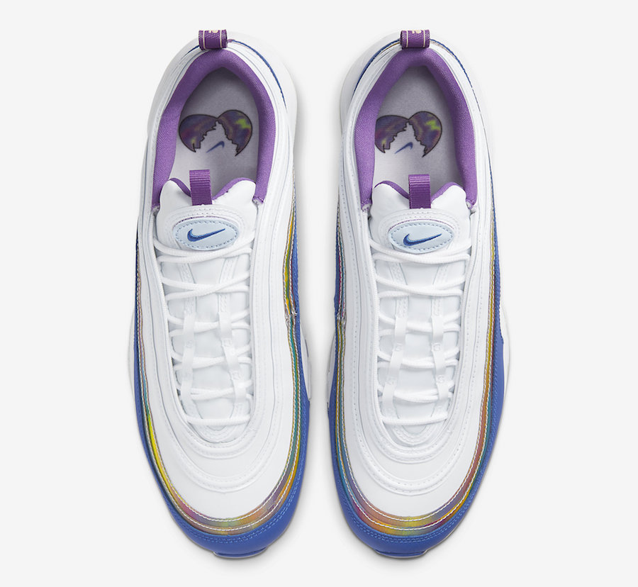 Nike,Air Max 97,CJ0591-100,发售  Nike 复活节系列新成员！全新 Air Max 97 官图释出