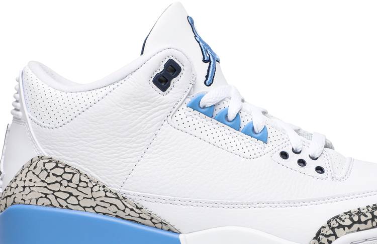 AJ3,UNC,Air Jordan 3,CT8532-10  预售 2K 起，下月发售！北卡 AJ3 “UNC” 最新实物细节释出！