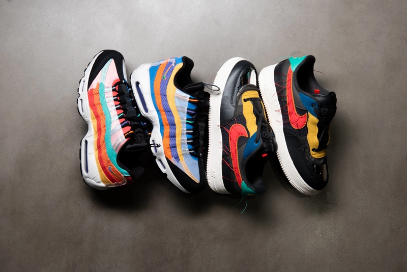 Nike,AirAir Force 1,Nike,CT553  破坏做旧 + 搞怪拆线！黑人月系列 Air Force 1 现已发售！