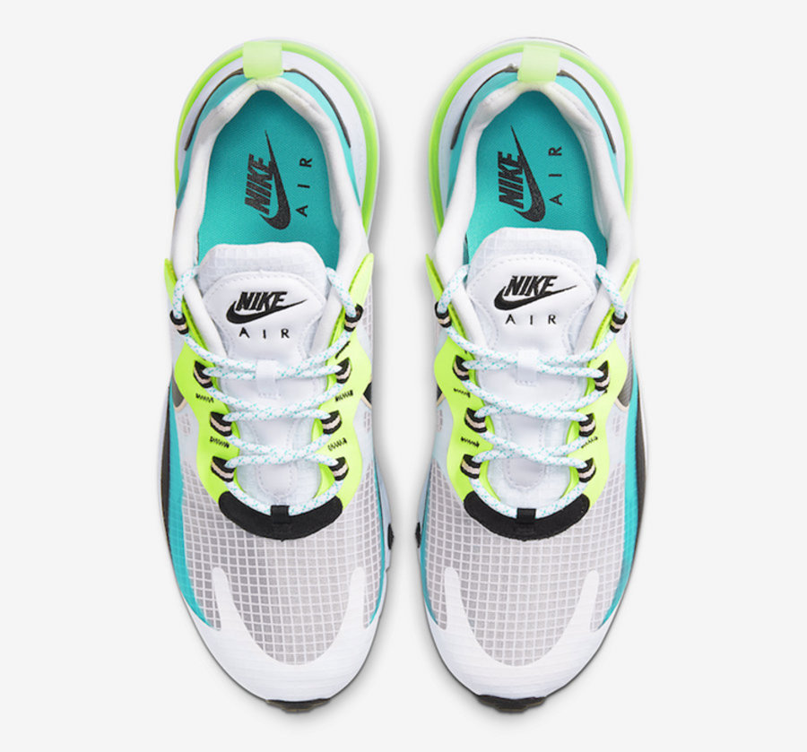 Nike,Air Max 270 React SE,CJ05  蝉翼鞋面搭配亮眼色调！Air Max 270 React 新配色登场！
