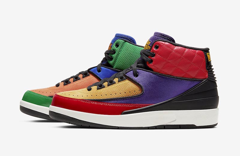 Air Jordan 2,AJ2,WMNS,Multicol  规格极高！这双鸳鸯 AJ 致敬乔丹对阵的伟大对手！